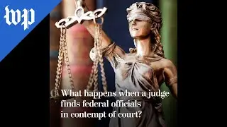 What happens when federal officials are found in contempt
