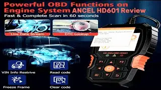 ANCEL HD601: Незаменимый диагностический сканер для автолюбителей и механиков | Обзор ANCEL HD601|