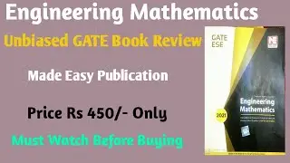 Made Easy Engineering Mathematics Book Review || GATE || BOOK