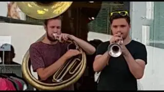 Blaasorkest (Buskers ,Straatmuzikanten ) 
