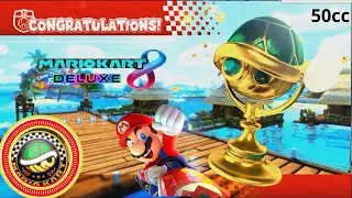 Mario Kart 8 DeLuxe 50cc GamePlay Shell Cup 3 Stars