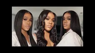 This Yaki Straight Wig Is PERFECT for Beginner 😍 Natural Hairline&Amazing Shine  BeautyForeverHair