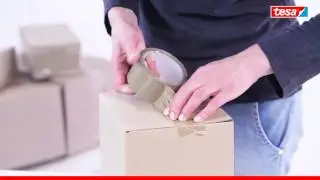 tesapack Eco & Strong - gr&uuml;nes Paketband f&uuml;r sicheres Verpacken f&uuml;r Pakete bis 15kg