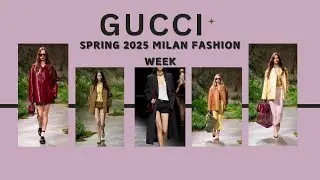 Gucci fall winter ||GUCCI SPRING 2025 MILAN Fashion |