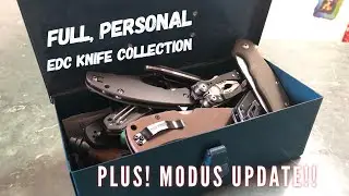 Full Personal EDC Knife Collection + Steel Will Modus (Check Pinned Comment - late info!)