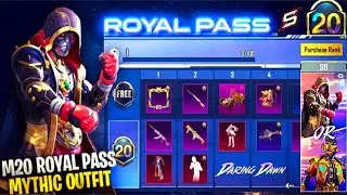M20 ROYAL PASS 1 TO 50 R0 REWARDS | FREE VEHICLE SKIN | 2 FREE MYTHIC | MONTH 20 ROYAL PASS  PUBGM