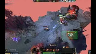 Axe and Pudge vs fountain