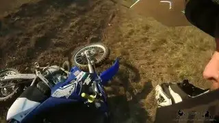 Yamaha 2 stroke POWER | wheelie | sandpit | crash | [Team Dreckfresser]