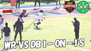 2026 Senior Bowl Day 3 | WR vs DB 1 on 1s | National Team