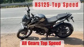 Pulsar NS125 All Gears Top Speed, NS125 Top Speed. #ns125 #pulsar #topspeed  @BajajPulsarOfficial 