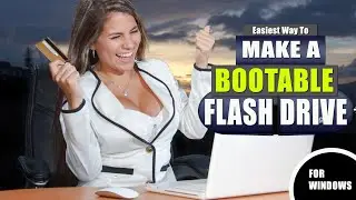 Easiest Way to Make a Bootable Flash Drive Without a Software | PC Tricks & Hacks