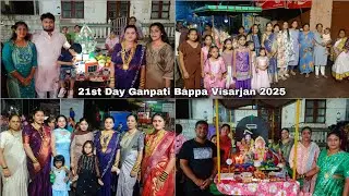 21st Day Ganpati Bappa Visarjan Sohala 2025 Mora Koliwada #mahadev #parvati #ganesh #love #dance