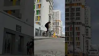 Кренкфлип в дроп на БМХ / Crankflip bmx