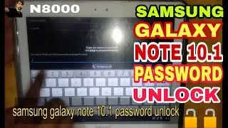 Samsung Galaxy Note 10.1 Password Unlock 🔓🔓 Without Pc !