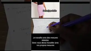 Tra&ccedil;ons le patron d'une jupe de base tr&egrave;s facile pour d&eacute;butants #jupe  #ksddiane #coutured&eacute;butant