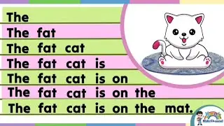 Learn to Read Sentences | Simple Sentences for Beginners | English Reading Lesson 