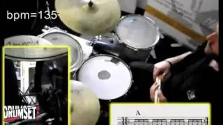 Alessandro Bissa, drum lesson, double pedal