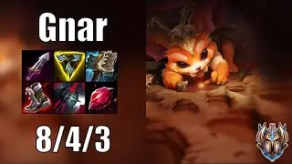 Fnatic Oscarinin Gnar vs Olaf TOP - Patch 13.10 euw1 CHALLENGER