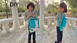 DIY  Backpack | Upcycled Jeans & Fabric Scraps Sewing Tutorial