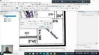 #الدرس الأول في ضبط  الخريطة ArcGis Calage 1