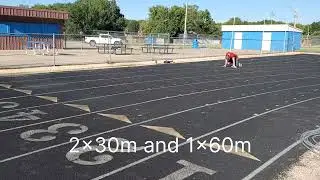 The Drive Phase training Isaiah Bates age 17