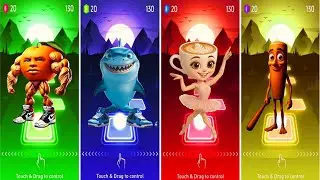 BRAINROT ANIME 🆚 BRAINROT ZOMBIE 🆚 BRAINROT EXTINCTION 🆚 BALLERINA - Tiles Hop EDM Rush!