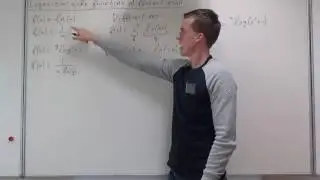 Logaritmische functies differentiëren (VWO wiskunde B)