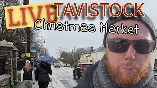 TheGingerGuide is live Tavistock Christmas Market. Plymouth to Tavi. Xmas Shopping. City Centre.