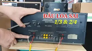 ĐẤU LOA Đ&Uacute;NG CHO AMPLY PA - 506N | QHD1