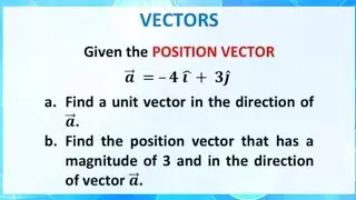 How to calculate Unit vectors: A level maths paper 1 question . #wjecmathspaper1 #aqamathsp1 #waec