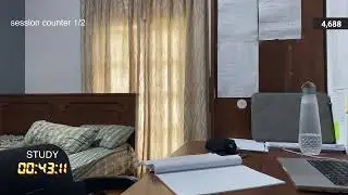 study with me live pomodoro!