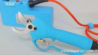 SUCA Powerful professional orchard fruit tree branch pruning shear with 36V 4Ah lithium battery