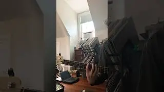 Guitarist Tries to Play Bass pt 3 #fearfactory #industrialmetal #basscover #guitarfail #metal