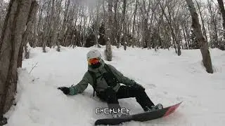 니세코 하나조노 트리런  #niseko #hanazono #treerun #일본보드원정 #니세코유나이티드 #snowboarding #딸