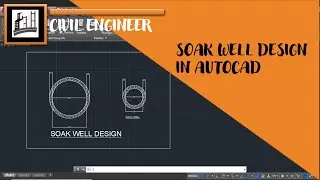 Soak Well Design in Autocad #civilography #soakwelldesign #autocad