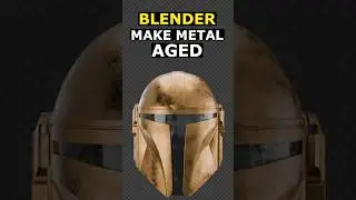 Blender: Make Metal Look Old #3dmodeling #3d #blender #blender3d