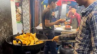 5000 samosa selling everyday | samosa making fast workers | Indian street food