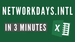 How to use the NETWORKDAYS.INTL Function in Excel