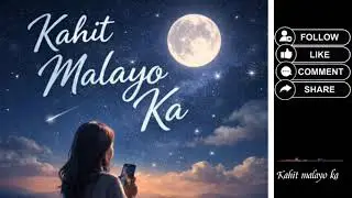 KAHIT MALAYO KA - Kj Cats (Official Song Cover generated By SuNo) lyrics of mine.