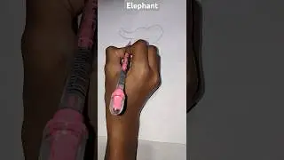 Elephant #drawing #shorts #art
