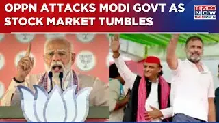Opposition Leaders Launch Attack On Modi Govt As Stock Market Plunges Amid Trump Tariff Row | WATCH