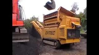 Rutland Contracting screening road planings