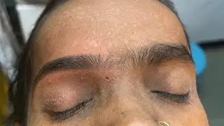How to do perfect eyebrow threading #eyebrowthreading