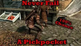 Skyrim - How To Never Fail A Pickpocket