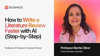 How to Write a Literature Review Faster with SciSpace AI (Step-by-Step)