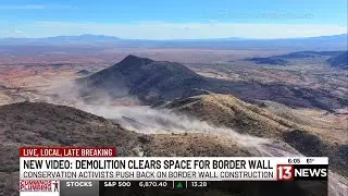 NEW VIDEO: Demolition clears space for border wall in critical habitat