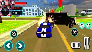 Police Panda Robot Car Transform: Flying Car Games - Best Android Gameplay