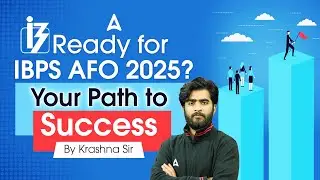 Ready for IBPS AFO 2025? | Your Path To Success | By Krashna Sir