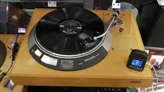 Denon DP-6000 turntable SME 3009 tonearm Shure V15 TYPE III Cartridge demo