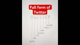Full form of Twitter #shorts #short #vocabulary #englishvocabulary